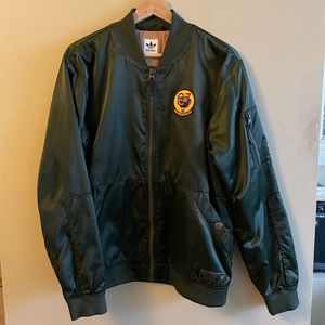 Adidas Green MA1 Bomber Jacket